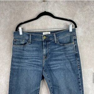 Frame Denim Le Garcon Jeans In Kinmount Blue - Women's Size 28